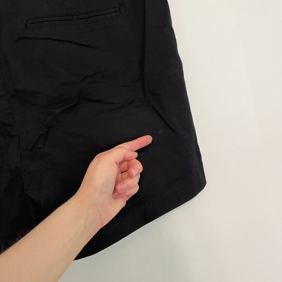 NEW NWT OLD NAVY Everyday Short Black High Waisted High Rise 6" Inseam Twill 16 - Picture 16 of 16